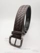 Perfect Fake Bottega Veneta Coffee Intrecciato Leather Belt For Men (2)_th.jpg